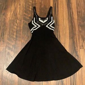 Express black skater dress size XS